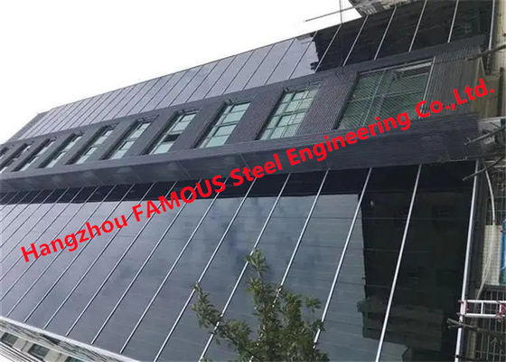 Trung Quốc Tòa nhà được cung cấp năng lượng mặt trời Tích hợp bức tường rèm gấp quang điện cho tòa nhà văn phòng nhà cung cấp