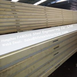 Trung Quốc Tủ lạnh Polystyrene Panels phòng 42kg mật độ Với thép màu / thép không gỉ mảng ngoài nhà cung cấp