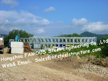 Trung Quốc Lắp đặt dễ dàng Cầu thép Bailey Single Lane HD200 Kiểu mạ kẽm mô đun mạ kẽm nhà cung cấp