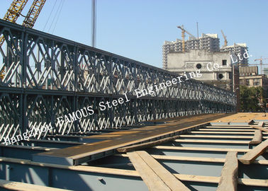 Trung Quốc Phong cách hiện đại đúc sẵn thép mô-đun Bailey Bridge Xử lý bề mặt mạ kẽm nhà cung cấp