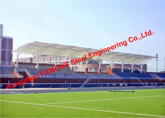Trung Quốc Vải cường độ cao PVDF Màng kết cấu xây dựng sân vận động thể thao nhà cung cấp