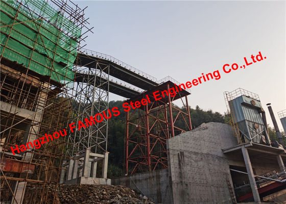 Trung Quốc Dự án mỏ Vận chuyển Vành đai Hành lang Băng tải Chế tạo Gallary Nhà thép công nghiệp nhà cung cấp