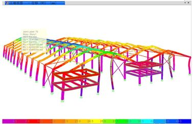 Trung Quốc Vị trí 3D Thiết kế Kết cấu Công trình với Kích thước / Kích thước Hợp phần Chính xác nhà cung cấp