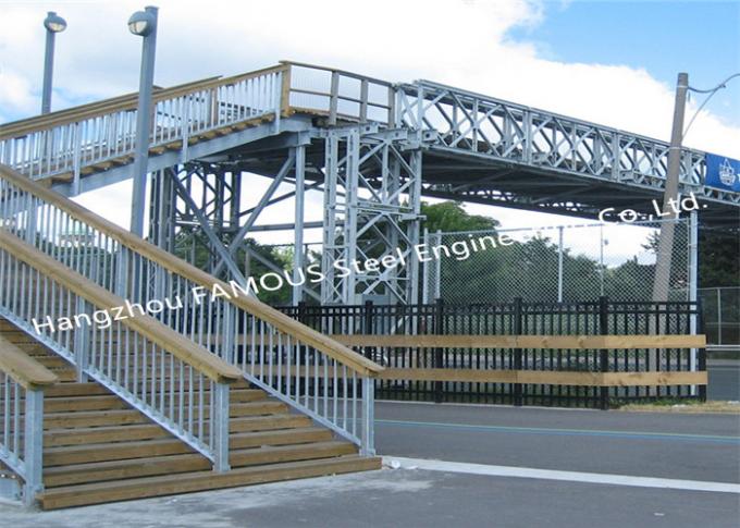 Tiêu chuẩn Anh lắp ráp tạm thời cho người đi bộ bằng thép Cầu Bailey Giao thông công cộng 0