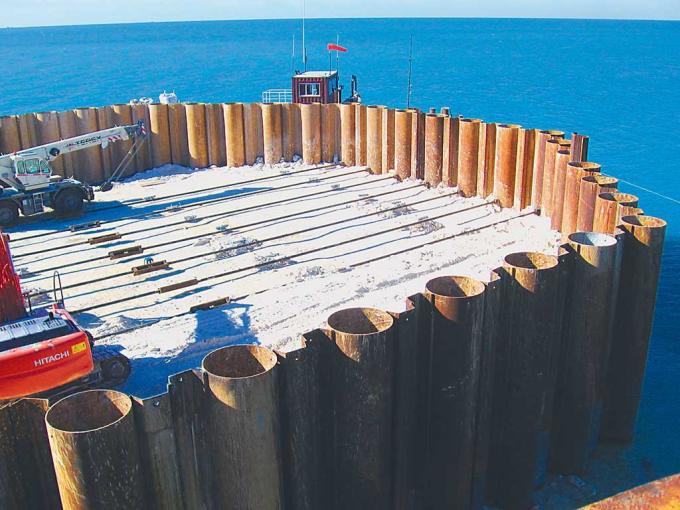 Tiêu chuẩn ASTM A252 Ống thép đóng cọc cho các công trình xây dựng cầu / cảng 2