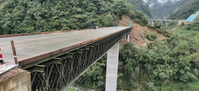 tin tức mới nhất của công ty về Một số cây cầu thép Bailey đã được hoàn thành trên tuyến Tứ Xuyên-Tây Tạng  2