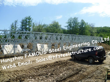 Trung Quốc Cung cấp cấu kiện thép Cung cấp kết cấu thép đúc sẵn Bailey Bridge Of Reinforced Steel Q345 nhà cung cấp