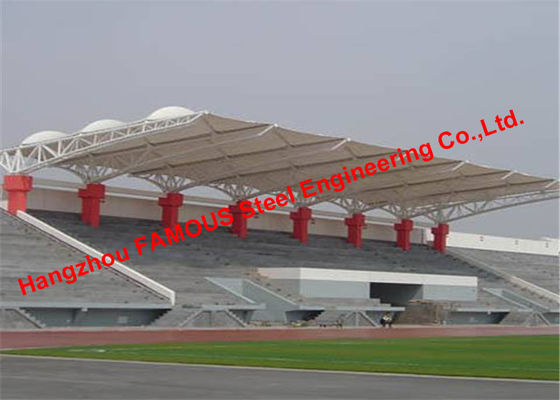 Trung Quốc Xây dựng sân vận động thể thao kết cấu màng được chứng nhận tiêu chuẩn Anh Quốc nhà cung cấp