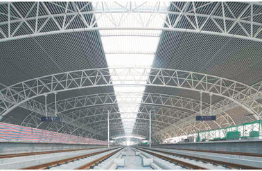 Trung Quốc Nhà xưởng công nghiệp hiện đại đúc sẵn, Truss Trạm đường sắt rộng Span nhà cung cấp