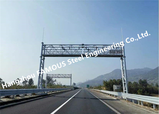 Trung Quốc Cổng kết cấu mạ kẽm Khung thép Đèn giao thông và bảng hướng dẫn Biển quảng cáo nhà cung cấp