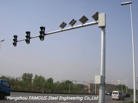 Trung Quốc Cấu trúc biển báo đường bộ Q345 cho hệ thống giám sát giao thông và camera nhà cung cấp