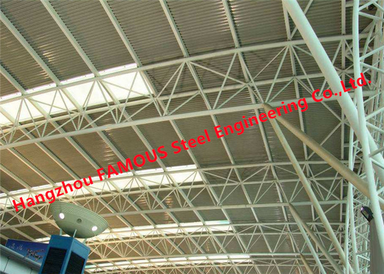 Trung Quốc ETFE PTFE tráng Sân vận động Màng kết cấu thép Vải mái giàn Tán Mỹ Châu Âu Tiêu chuẩn nhà cung cấp
