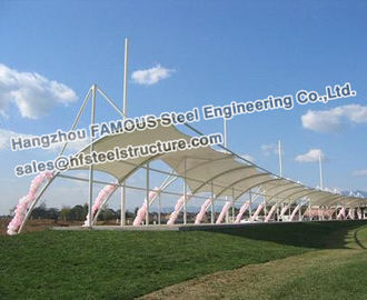 Trung Quốc Cấu trúc màng xây dựng thương mại bằng thép PVC PVDF PTFE nhà cung cấp