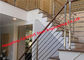 Tròn hoặc hình chữ nhật Ống trên cùng mịn 800MM Cầu thang bằng thép không gỉ Lan can chống ăn mòn nhà cung cấp