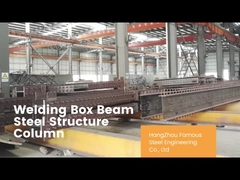 Tòa nhà kỹ thuật trước sân bay với thép Box Beam kích thước 6 x 4.5 x 3.2m