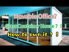 20ft mở rộng sang trọng Prefab container nhà bảo vệ môi trường