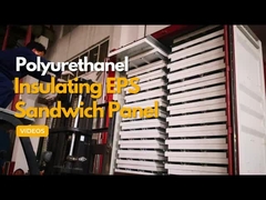 Thép lợp lợp kim loại tấm sandwich bảng EPS PU Rock Wool