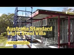 Modular Home Luxury Light Steel Villa hiện đại Prefab Light Guage Đèn đệm