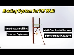 Cây bê tông cách điện EPS BuildBlocks ICF Bức tường xây dựng thép